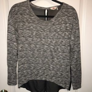 One Clothing grey long sleeve back back